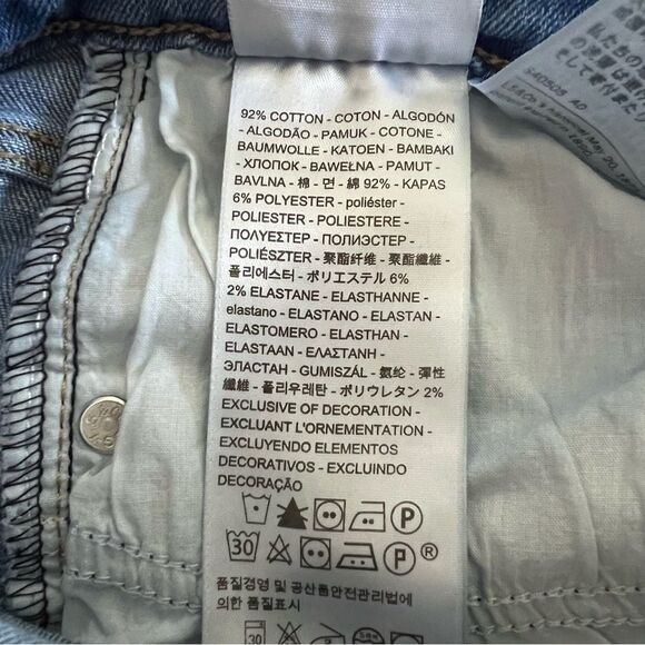 Levi’s High Rise Skinny Distressed Jeans Mid Wash 27 - Picture 11 of 11